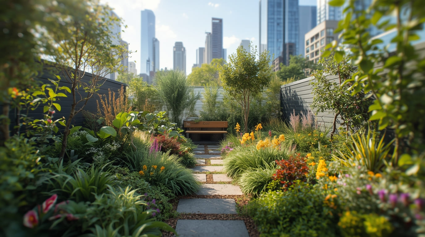 Sustainable urban garden designed by Chogchik